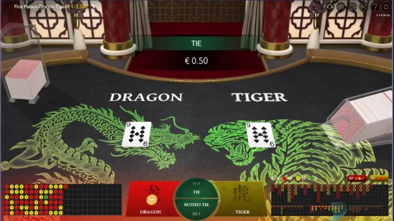 Dragon Tiger — Popular Game at NICEPH